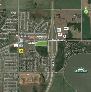 SW Corner OfHighway 66 & Kilpatrick Tpke, Yukon, OK for sale - Aerial - Image 2 of 2