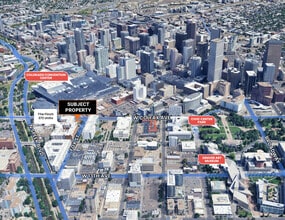 606 W Colfax Ave, Denver, CO - Aérien  Vue de la carte