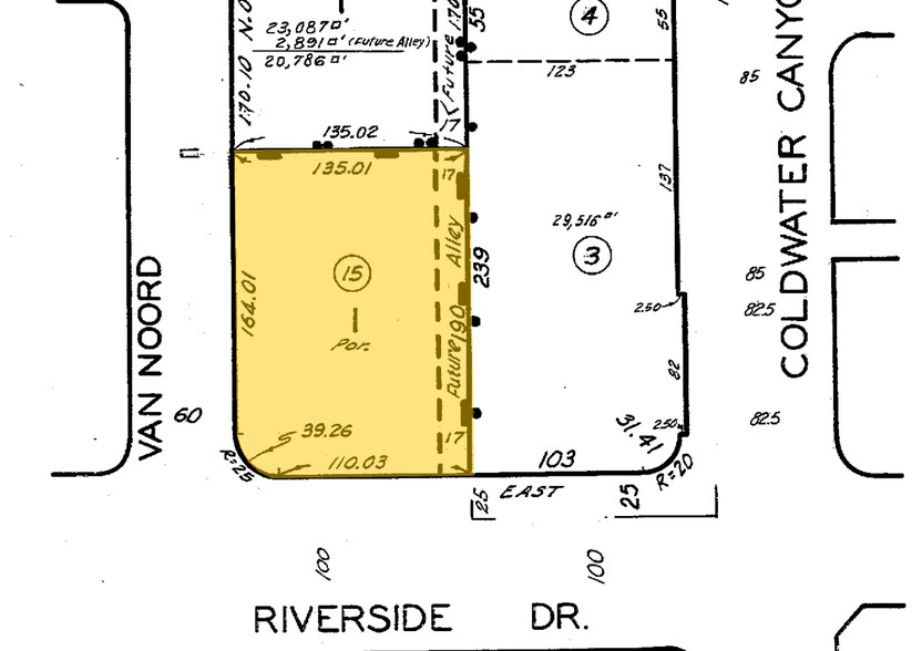 12925 Riverside Dr, Sherman Oaks, CA à louer - Plan cadastral - Image 2 de 14