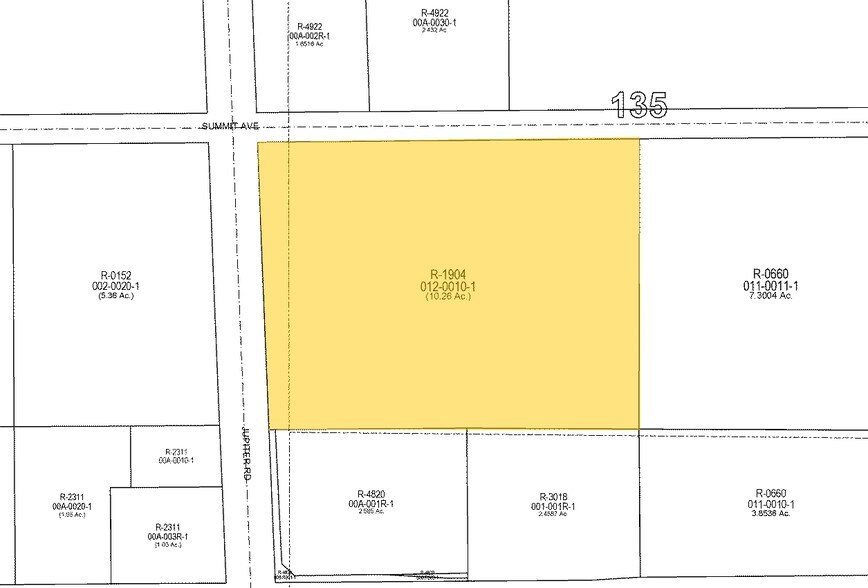 2552 Summit Ave, Plano, TX à louer - Plan cadastral - Image 2 de 8