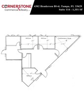 4302 Henderson Blvd, Tampa, FL for lease Floor Plan- Image 1 of 1