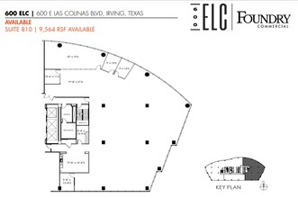 600 E Las Colinas Blvd, Irving, TX à louer Plan d  tage- Image 1 de 1