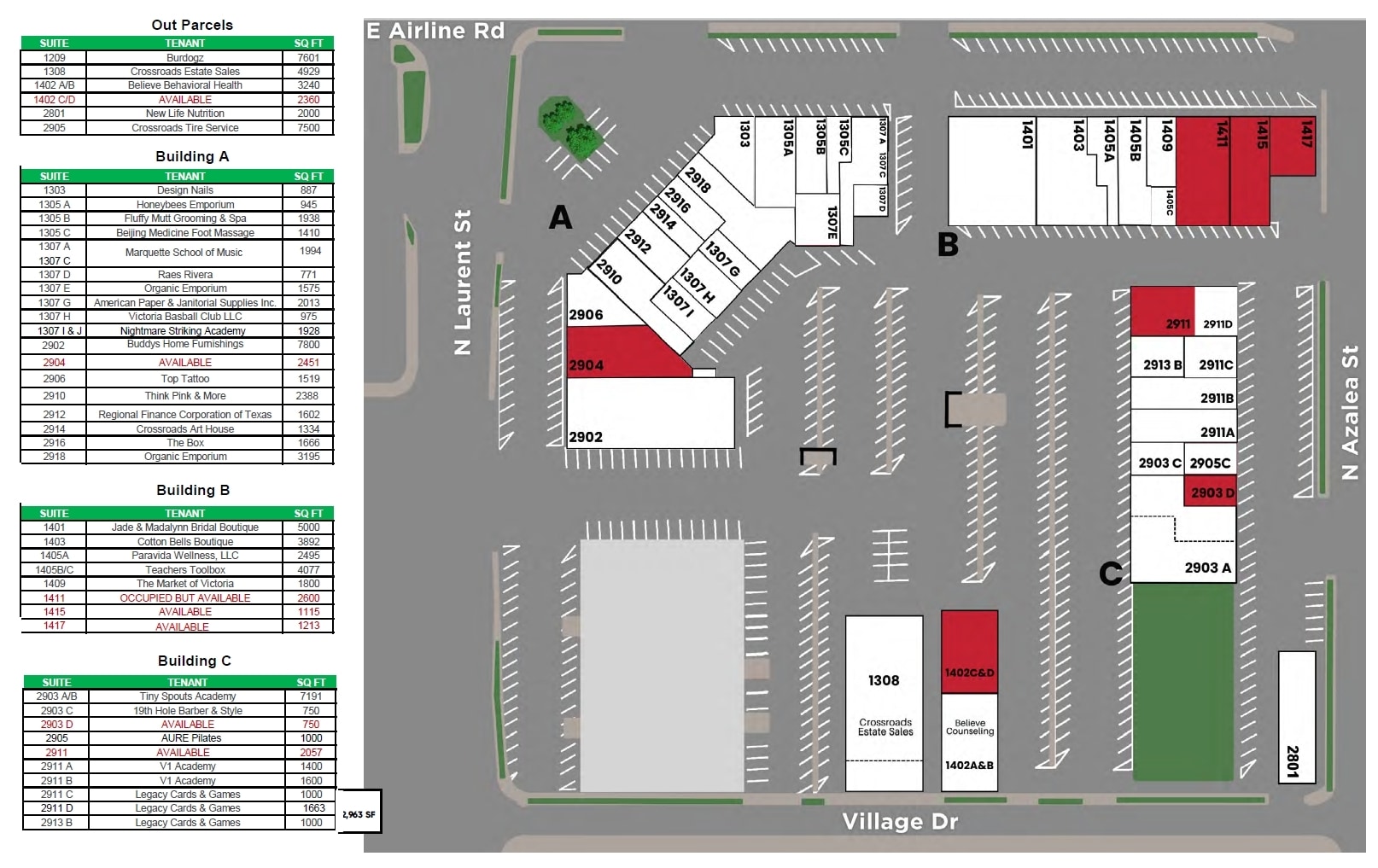 1401-1417 E Airline Rd, Victoria, TX for lease Site Plan- Image 1 of 1