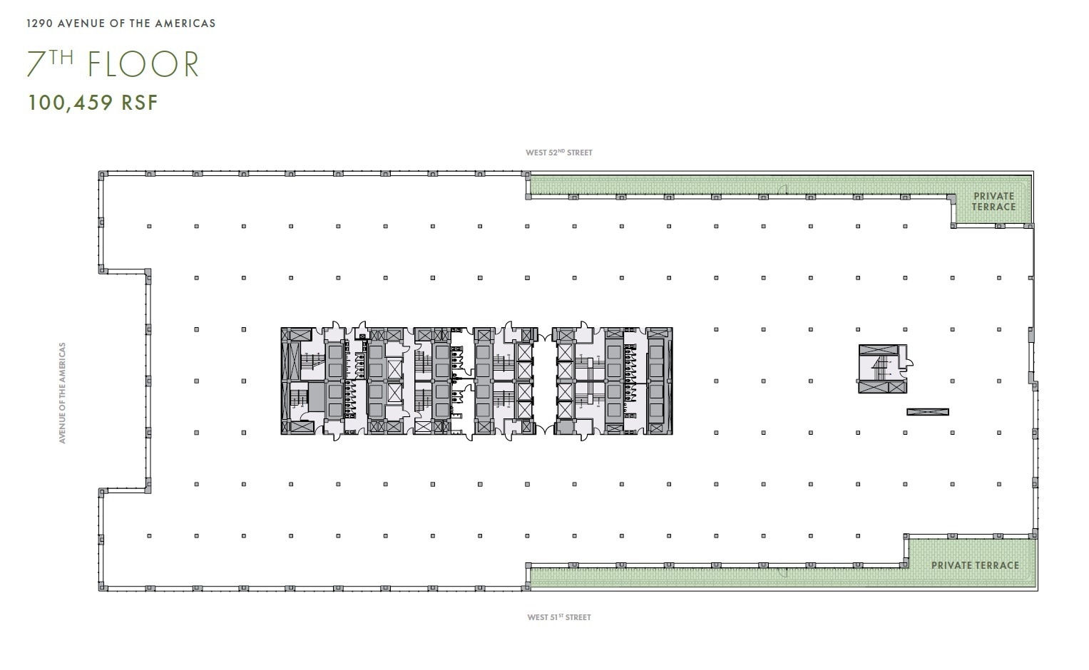 1290 Avenue of the Americas, New York, NY for lease Floor Plan- Image 1 of 4