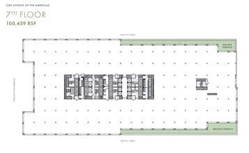 1290 Avenue of the Americas, New York, NY for lease Floor Plan- Image 1 of 4