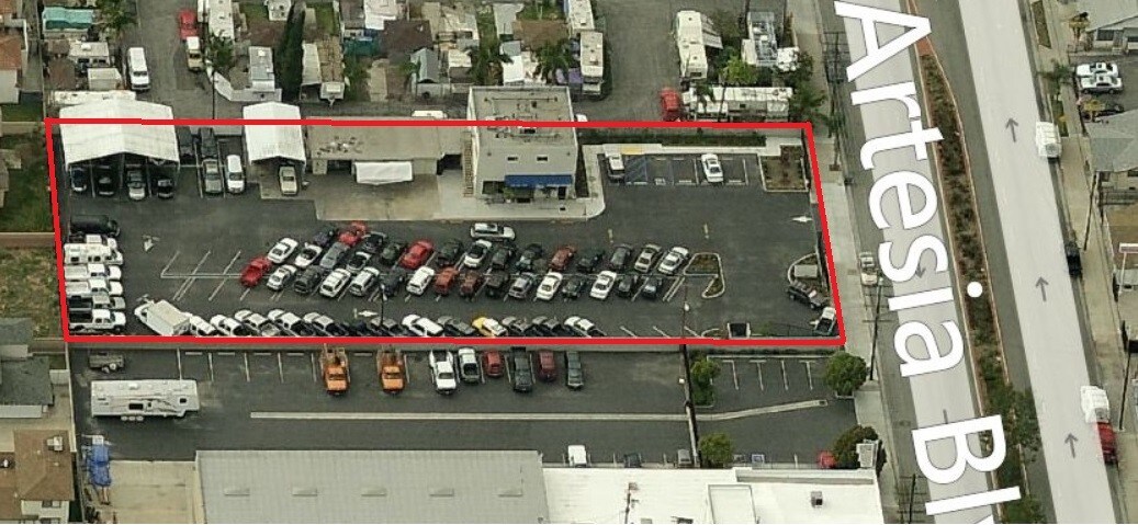 9626 Artesia Blvd, Bellflower, CA for lease Aerial- Image 1 of 8