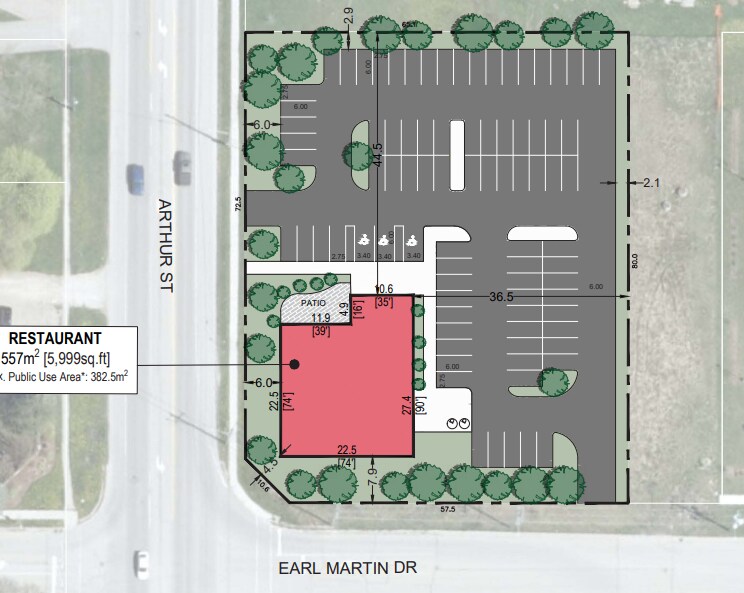 115 Earl Martin Dr, Elmira, ON for lease Site Plan- Image 1 of 4