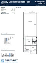 6901 K Ave, Plano, TX for lease Floor Plan- Image 2 of 2