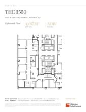 3550 N Central Ave, Phoenix, AZ à louer Plan d’étage- Image 1 de 2