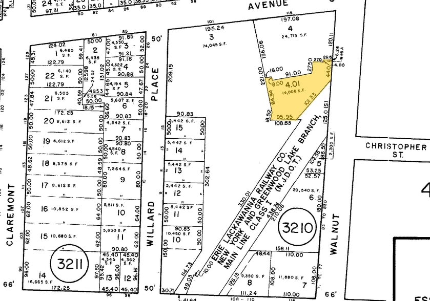 85-A Walnut St, Montclair, NJ à vendre - Plan cadastral - Image 3 de 45