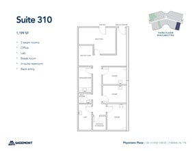 100 Covey Dr, Franklin, TN for lease Floor Plan- Image 1 of 1