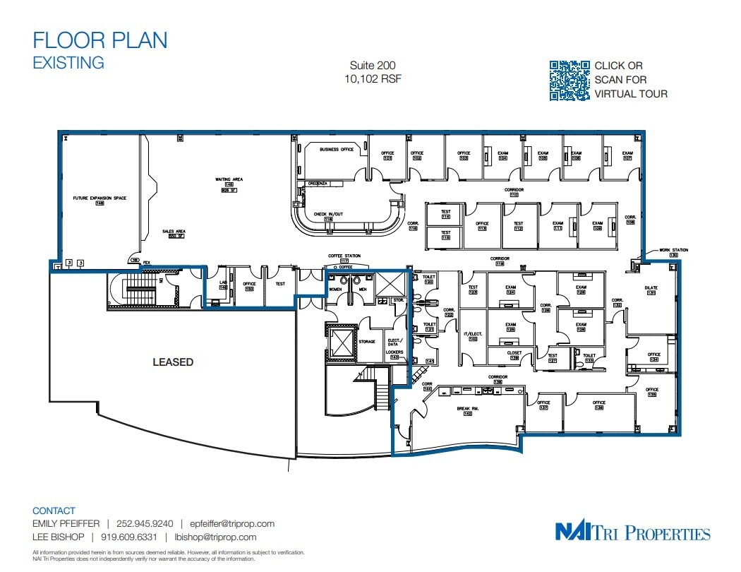8851 Ellstree Ln, Raleigh, NC à louer Plan d’étage- Image 1 de 2