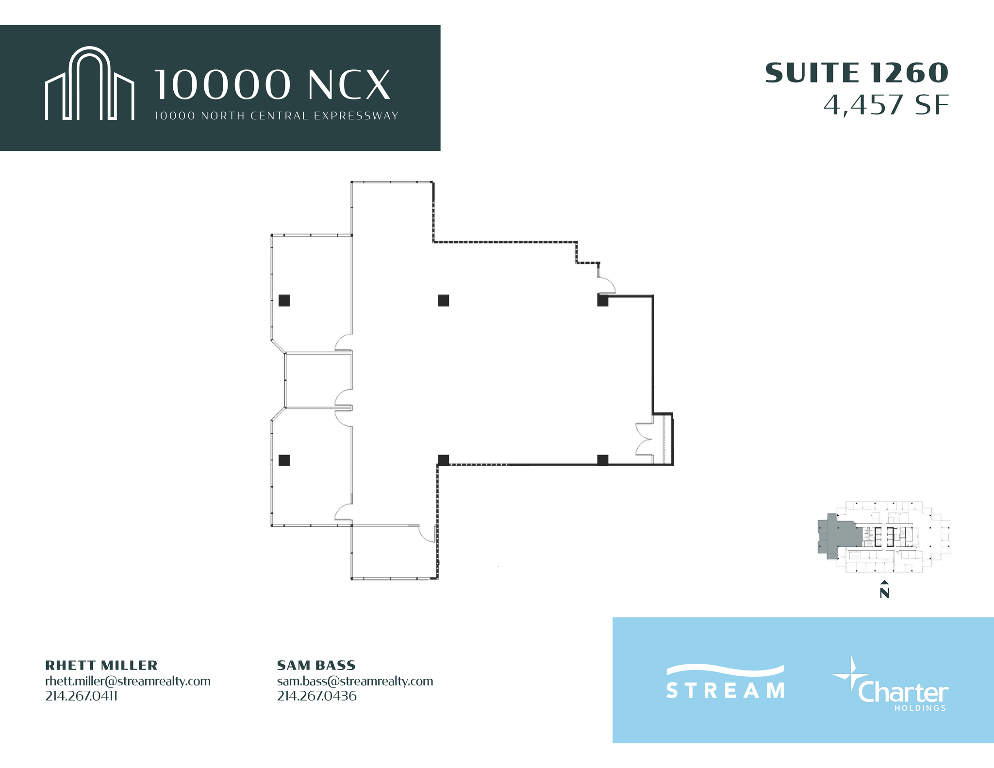 10000 N Central Expy, Dallas, TX à louer Plan d  tage- Image 1 de 1