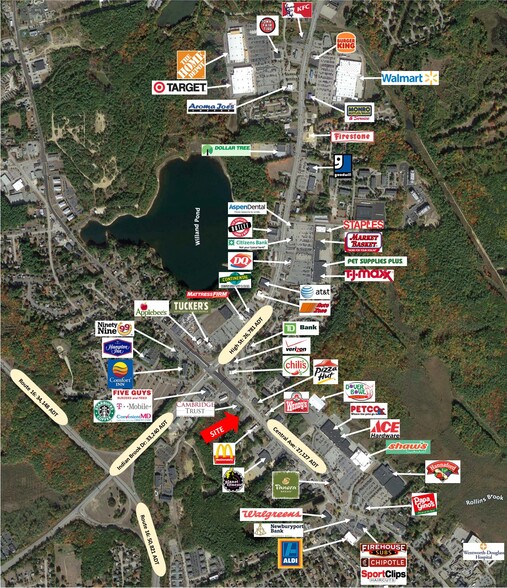 914 Central Ave, Dover, NH for lease - Aerial - Image 1 of 10