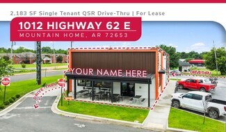 Plus de détails pour 1012 Highway 62 E, Mountain Home, AR - Commerce de détail à louer