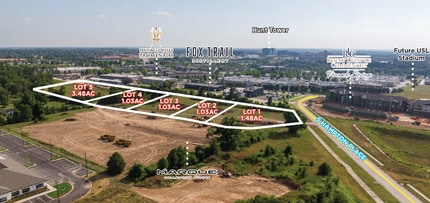 S Bellview Road & S Hampton Place, Rogers, AR - AERIAL  map view - Image1