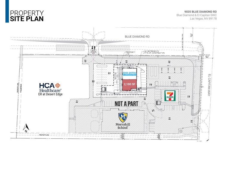 9035 Blue Diamond Rd, Las Vegas, NV for lease - Site Plan - Image 3 of 6