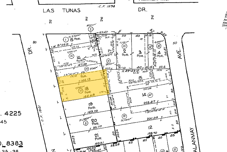 710 W Las Tunas Dr, San Gabriel, CA for lease - Plat Map - Image 2 of 3
