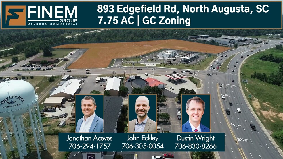 893 Edgefield Rd, North Augusta, SC à vendre - Vidéo sur l’inscription commerciale - Image 2 de 24