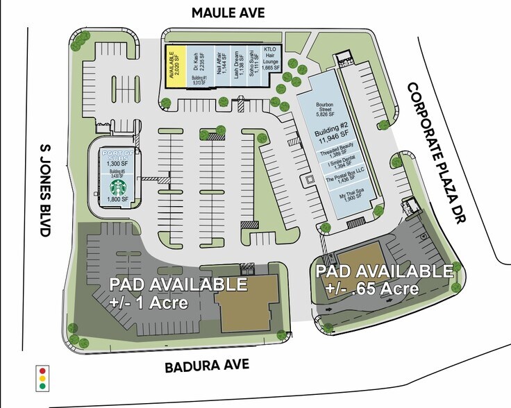 6020 Badura Ave, Las Vegas, NV à louer - Plan de site - Image 1 de 1