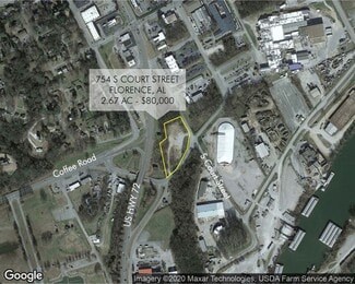 Plus de détails pour 754 S Court St, Florence, AL - Terrain à vendre