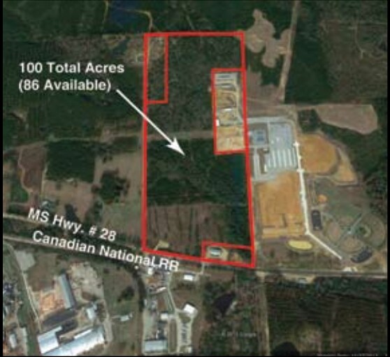 28 W HIGHWAY - WEST TAYLORSVILLE INDUSTRIAL Park, Taylorsville, MS à vendre - Photo principale - Image 1 de 1