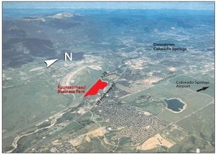 7269 Bandley Rd, Fountain, CO - AERIAL  map view