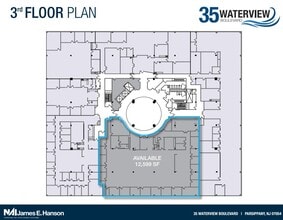 35 Waterview Blvd, Parsippany, NJ for lease Floor Plan- Image 1 of 1