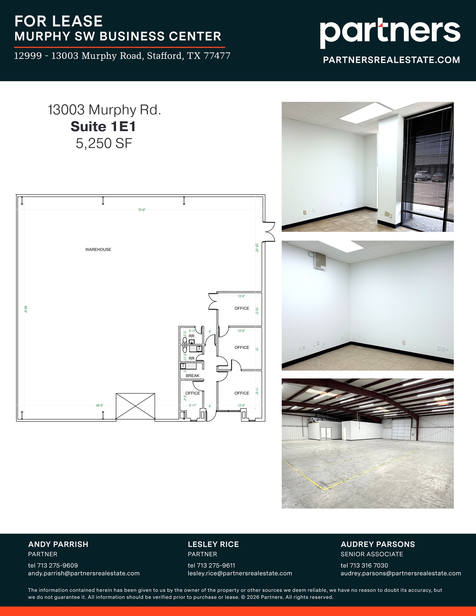 12999-13003 Murphy Rd, Stafford, TX à louer Plan de site- Image 1 de 6