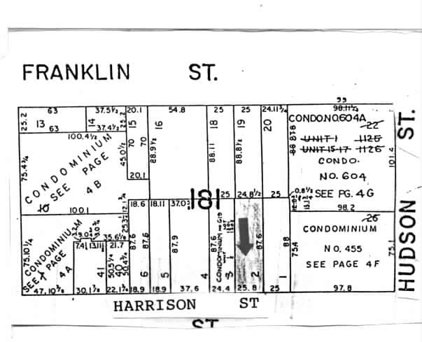 10 Harrison St, New York, NY à louer - Plan cadastral - Image 2 de 6