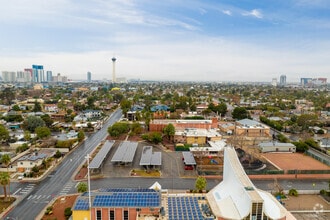 1600 E Oakey Blvd, Las Vegas, NV - Aérien  Vue de la carte