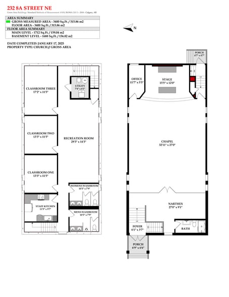 232 8A St NE, Calgary, AB for sale - Floor Plan - Image 2 of 25