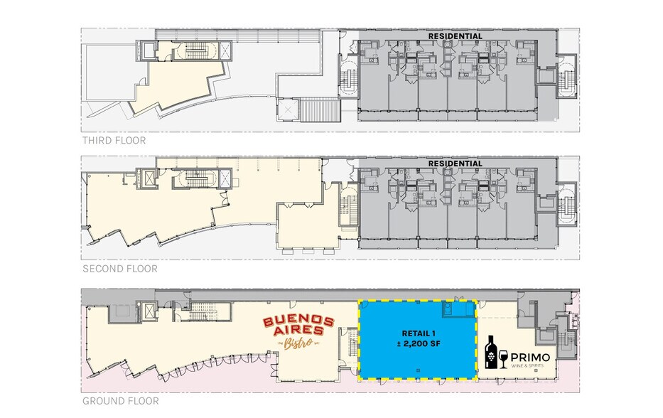 2200 Collins Ave, Miami Beach, FL à louer - Plan d’étage - Image 2 de 4