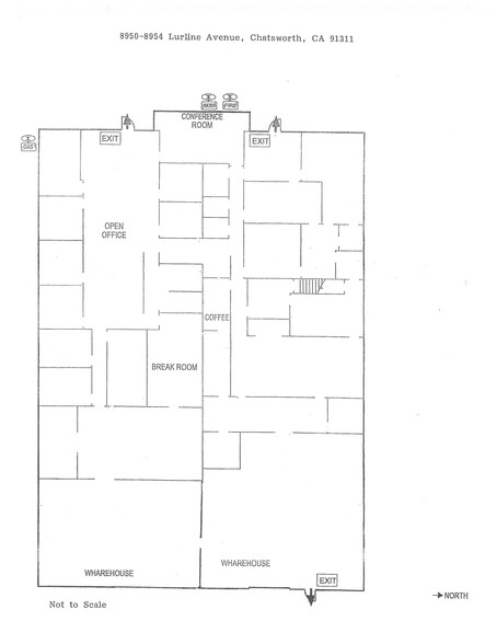 8950-8954 Lurline Ave, Chatsworth, CA à louer - Plan de site - Image 3 de 3