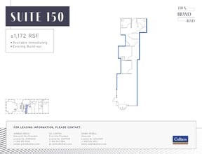 330 N Brand Blvd, Glendale, CA à louer Plan d’étage- Image 1 de 1