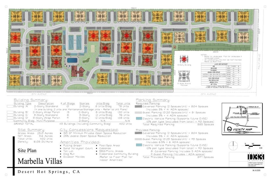 Palm Dr, Desert Hot Springs, CA à vendre - Plan de site - Image 2 de 8