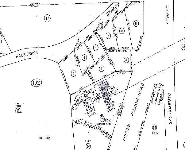 400-416 Auburn Folsom Rd, Auburn, CA à louer Plan cadastral- Image 1 de 2