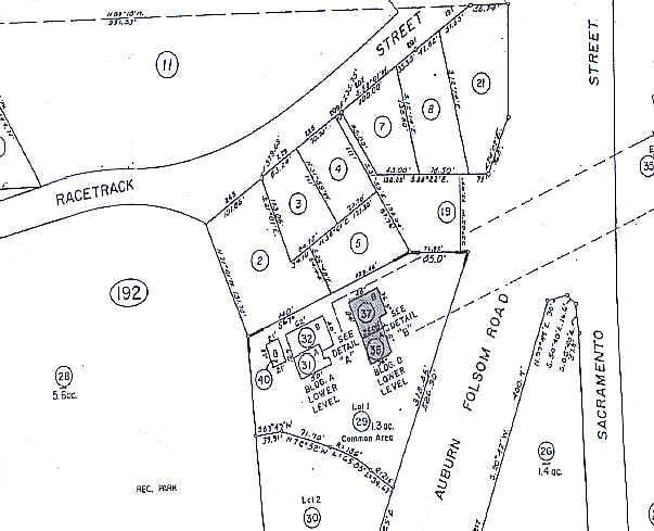 400-416 Auburn Folsom Rd, Auburn, CA for lease Plat Map- Image 1 of 2