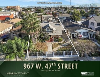 Plus de détails pour 967 W 47th St, Los Angeles, CA - Multi-résidentiel à vendre