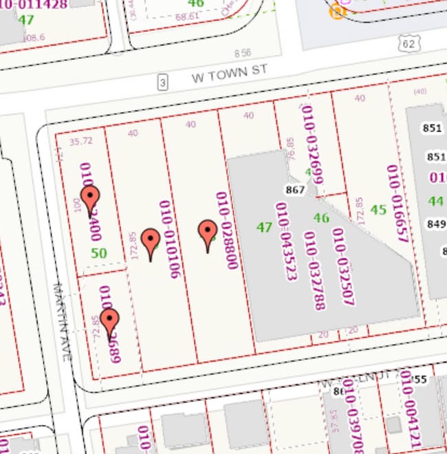 Plus de détails pour 871-883 Town St, Columbus, OH - Terrain à vendre
