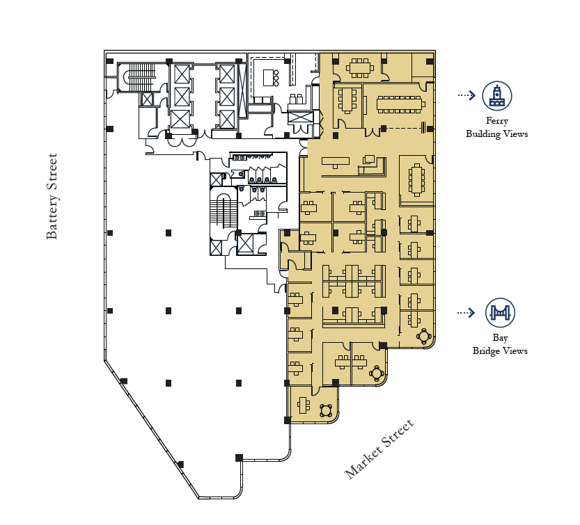 One Front St, San Francisco, CA for lease Floor Plan- Image 1 of 1