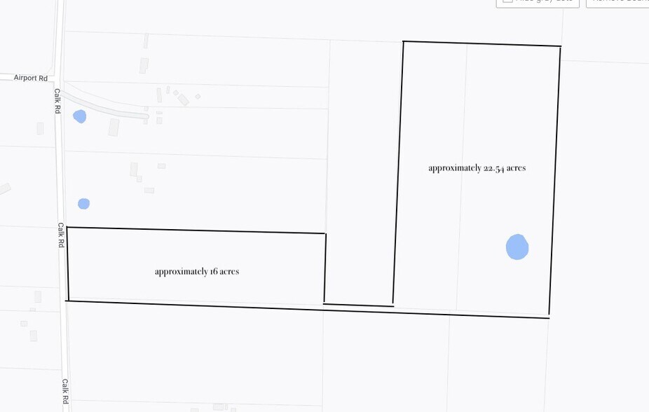 Land Calk Rd (3 lots) portefeuille de 3 propriétés à vendre sur LoopNet.ca - Aérien - Image 2 de 2
