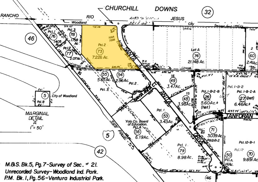 700 Santa Anita Dr, Woodland, CA for lease - Plat Map - Image 2 of 24
