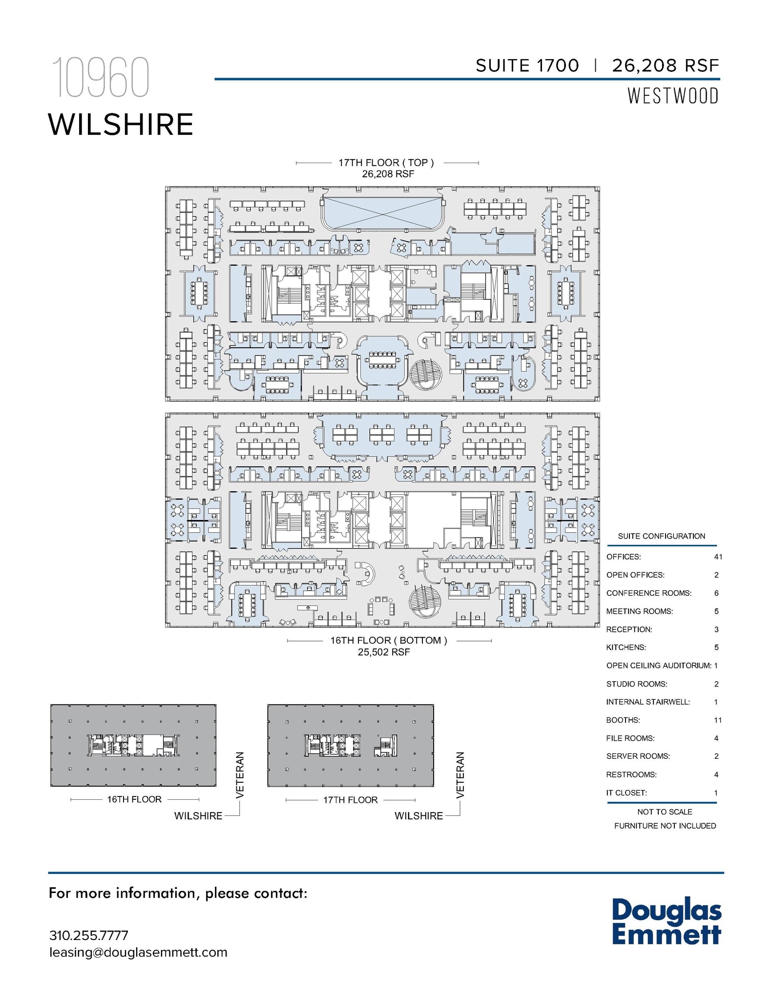 10960 Wilshire Blvd, Los Angeles, CA for lease Floor Plan- Image 1 of 1