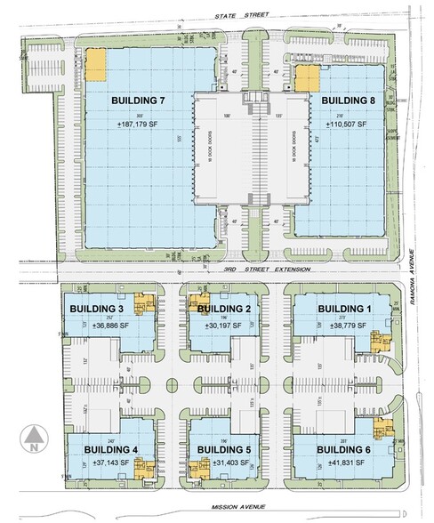 Ramona Ave & Mission Blvd, Montclair, CA à louer - Plan de site - Image 3 de 43