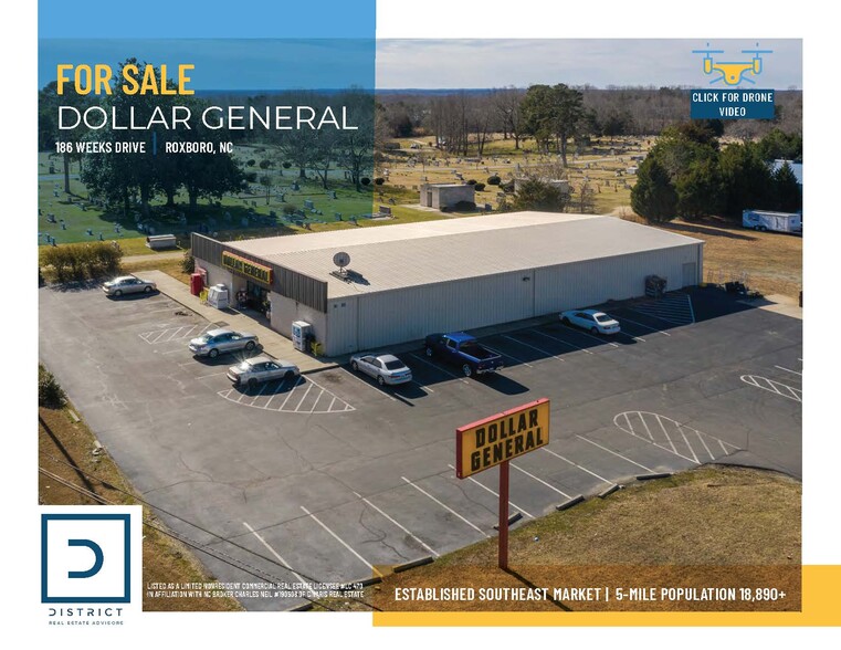 186 Weeks Dr, Roxboro, NC for sale - Building Photo - Image 1 of 1