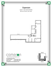 808 Travis St, Houston, TX à louer Plan d’étage- Image 1 de 1
