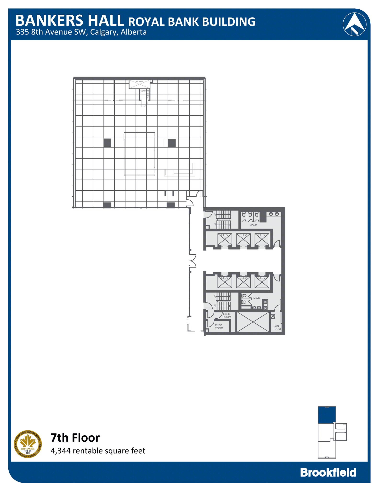 335 8th Ave SW, Calgary, AB for lease Floor Plan- Image 1 of 1