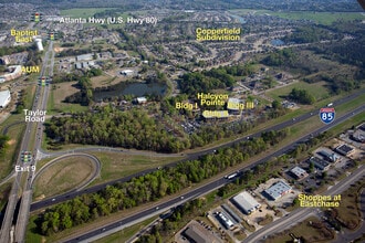 Halcyon Summit Dr, Montgomery, AL - AERIAL  map view