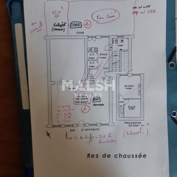 Retail in Lyon for lease - Floor Plan - Image 2 of 2